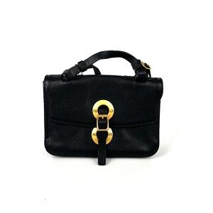 Authentic Vintage VALENTINO Eye on You Crossbody Black Leather Crossbody Bag